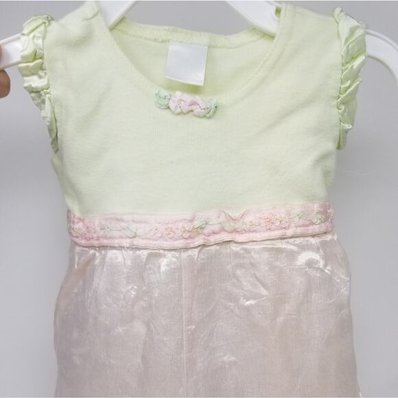 Janie & Jack Romper & 2 Dresses Sleeveless Comfortable Dress Size 3-6 Months - Picture 12 of 13
